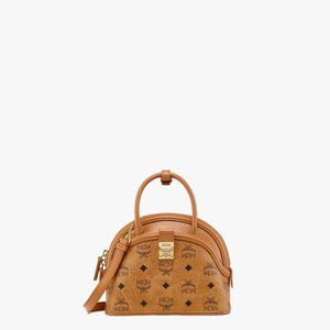 MCM Tracy Tote in Visetos Leather Mix